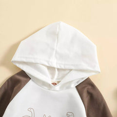 Baby Dinosaur Print Hooded Bodysuit