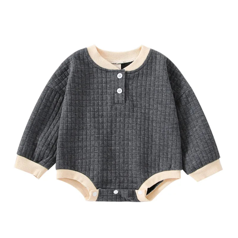 Baby pure color Casual Bodysuit