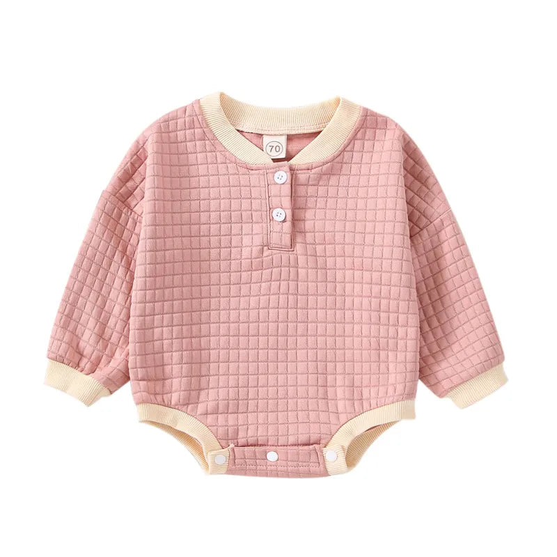 Baby pure color Casual Bodysuit