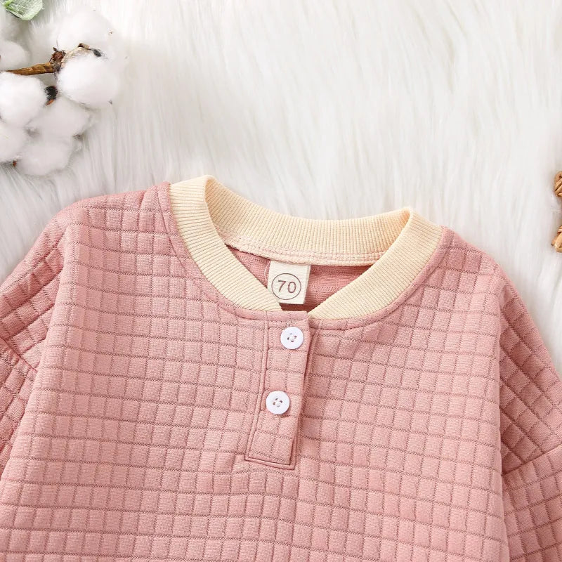 Baby pure color Casual Bodysuit