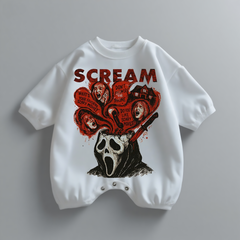 Baby Halloween Print Romper