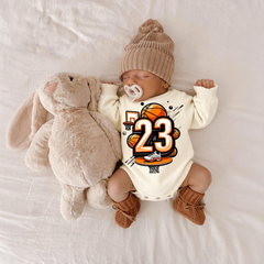 Baby football print Romper