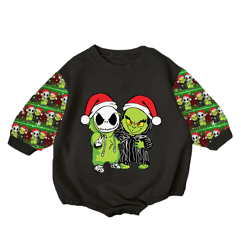 Baby Christmas Print Romper