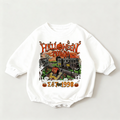 Baby  Halloween Town Print Romper